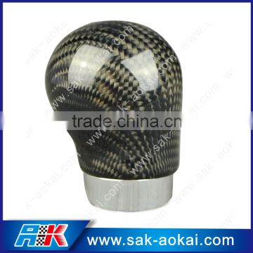 Real Carbon Fiber Car Gear Shift Knob Black Ball