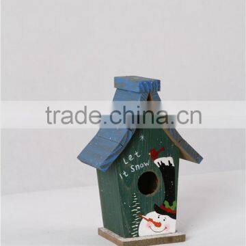 Eco-friendly decorative MDF pet bird red house,bird shed