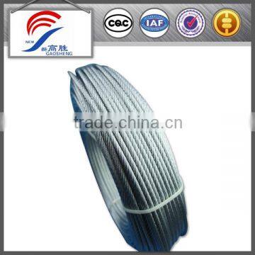 2mm 1X19 galvanized automobile clutch coiled cable