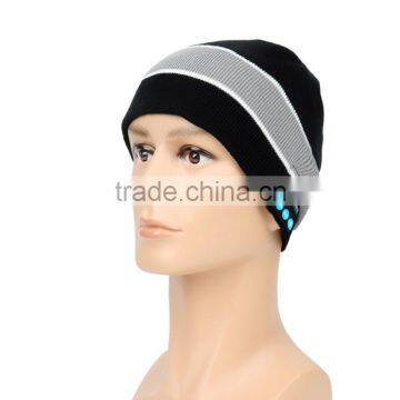 Warm Beanie Hat Wireless Smart Bluetooth Cap Headphone Headset Speaker Mic,bluetooth cap