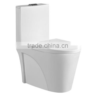 western toilet siphonic one piece squat toilet 338