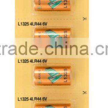 L1325 4lr44 high voltage alkaline cylindrical button cell