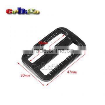 1-1/2" Plastic Tri-Glide Slider Adjustable Buckle for Backpack Straps Webbing #FLC457-B