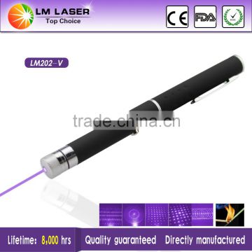 405nm Violet Laser Pointer 5mW With 5 Caps Wholesale