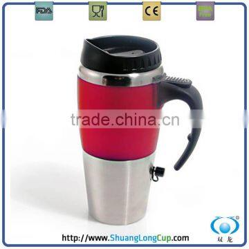 Two tone 12V electric warmer ,electric heated travel cup