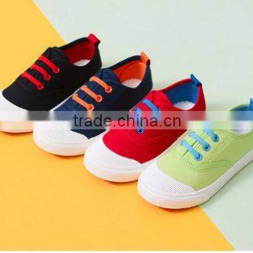 2016 lovely candy colors kids canvas casual shoes