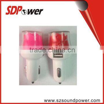 beautiful Single USB car charge 5V3.1A for gift