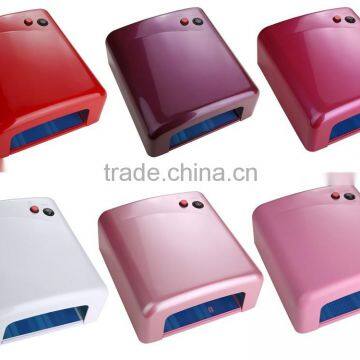 818 36w different color fashion design uv nail lamp