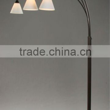 Metal and white marble base manufacture floor lamp/light with UL