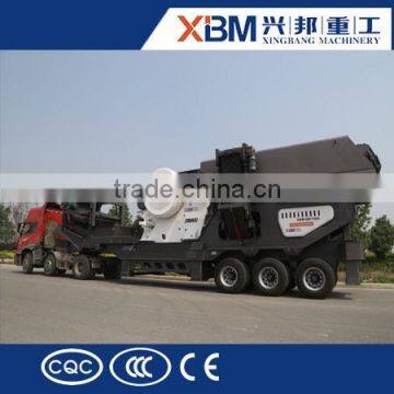 XBM manufacture provide high performance mobile crusher with best price