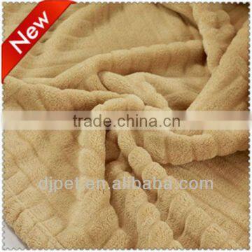 100% polyester super soft ribbon coral fleece blanket