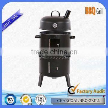 New design long burning portable outdoor bbq somker