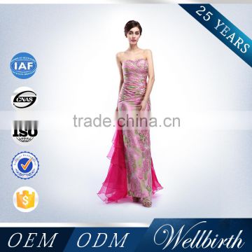 new arrival sweetheart chiffon beaded applique free prom gown