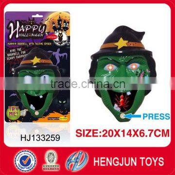 Halloween decorations plastic B/O doorbell for tricky brains toy