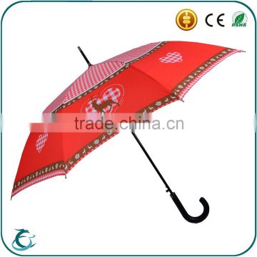 fashion ladies custom high quality auto open straight umbrella