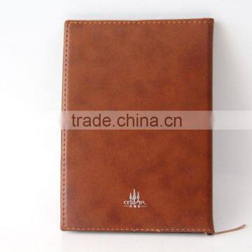 Top quality China manufacture PU leather material cheap 2016 wholesale diary