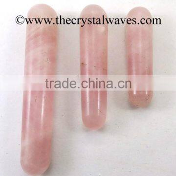 Rose Quartz Smooth Massage Wands