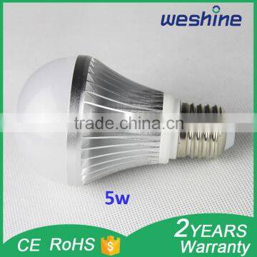 2015 newest bulbs E27 5W with CE&ROHS LED light bulbs