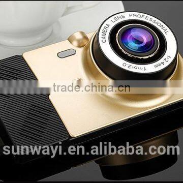 Wholesale price infrafed mini camera car dash camera dual lens 5.0Inch Android Allwinner A33 chip