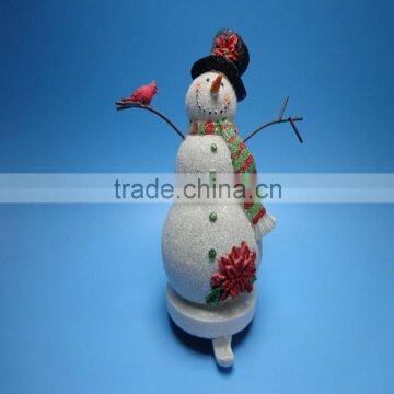 Hot Sales Resin Snowman Statue for Christmas Decoration photo-3