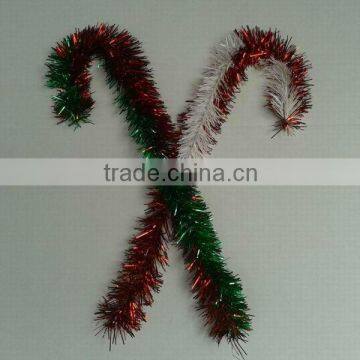 HOT SALE ! 24" Foil Outdoor Christmas Ornaments Tinsel Candy Cane