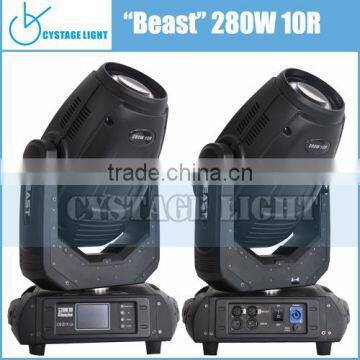 Guangzhou Newest Stage 10R 280W Moving Head Beam Spot Wash Light 3in1