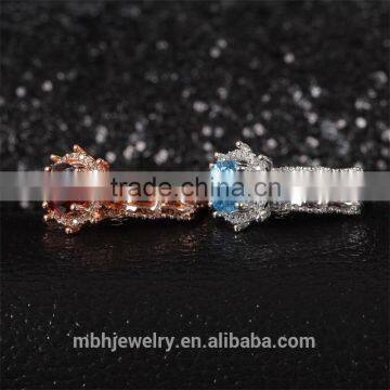 Hot Sale Jewellery Set 18K Gold Plated 925 Sterling Silver Precious Natural Garnet and Topaz Gemstone Pendant Ring Jewelry Set photo-4