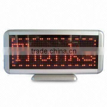 new fashion P 3.0 LED rechargeable desk scrolling display software