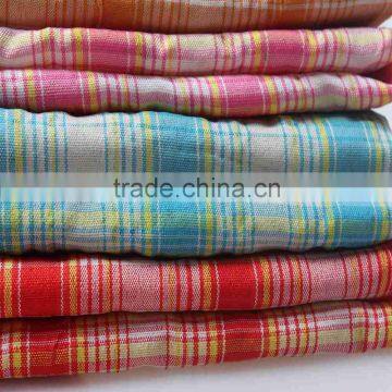 Polyester Twill Bag Upholstery Car Plaid Fabric