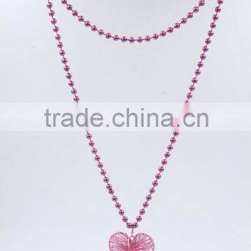 Valentine's day party Bead chain new necklace diamond valentines necklace