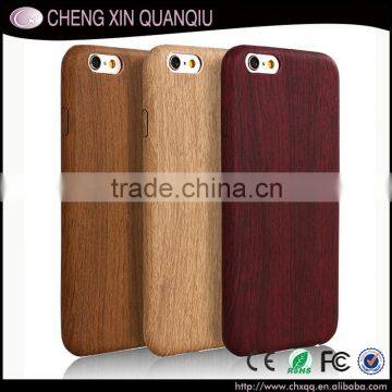 [CX] Hot selling cell phone case super thin wooden leather phone Case For iPhone 6/6 plus wood phone case