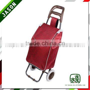 Pooyo Jacquard fabric handy shopping trolley A2T-21