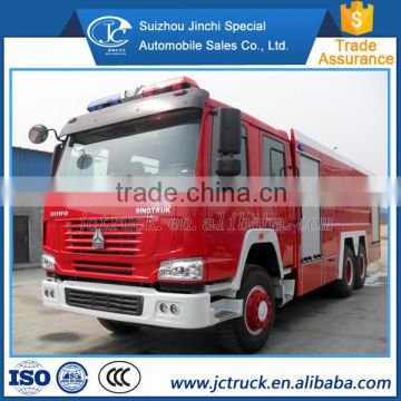 Sinotruck HOWO 6X4 12/15CBM size of fire truck for sale, fire truck water capacity                        
                                                Quality Choice