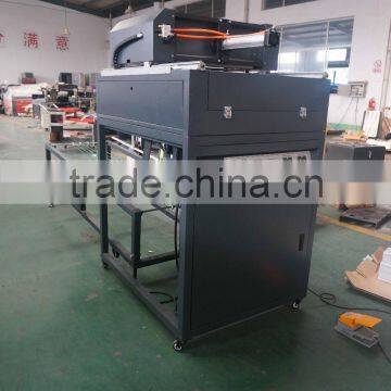 hot sell double side gluing machine for PVC sheet and carboard from Double100