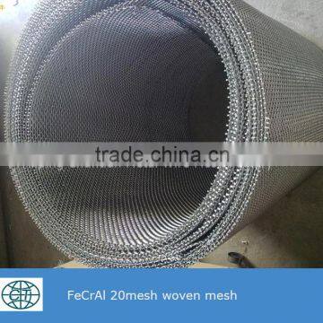 FeCrAl alloy weave mesh screem for electro thermal alloy mesh