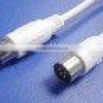 white DIN connector cable