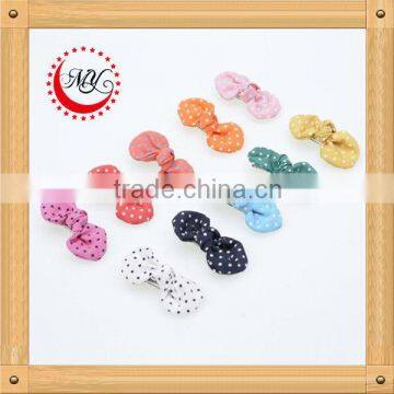 colorful printing dot girls hair clip (approved by BV)