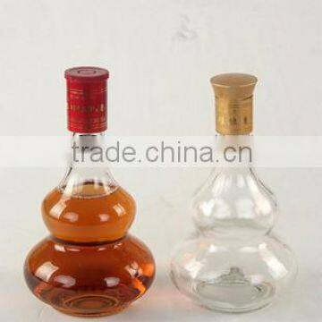 500ml gourd shape transparent glass bottle for liquor                        
                                                                                Supplier's Choice
