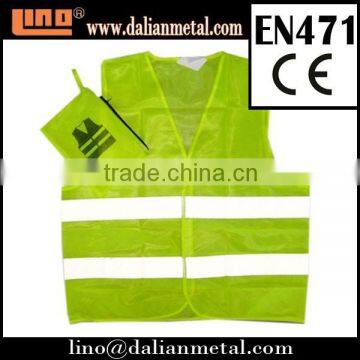 Roadway Warning Refective Safety Vest with Pockets