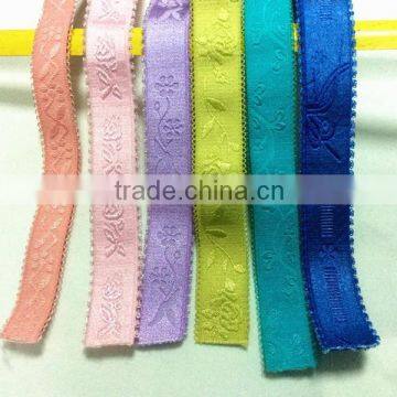 Hot Sell Elastic Tape for Bra ,webbing , Jacquard Webbing photo-2