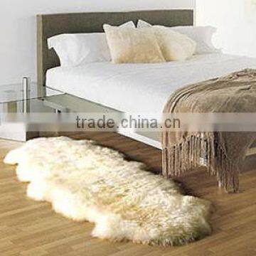 Top quality mongolian lamb fur dyed tibet lamb fur blanket