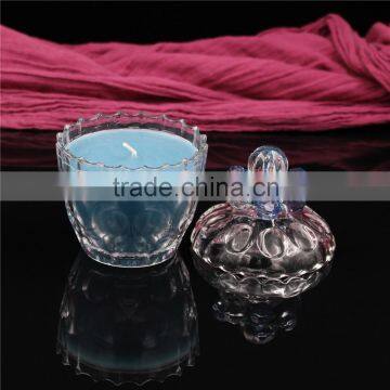 Christmas Colorful Soy or Paraffin Wax Scented Candles in Glass Jars photo-2