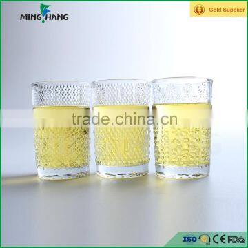 Drinking glass cup for water or juice