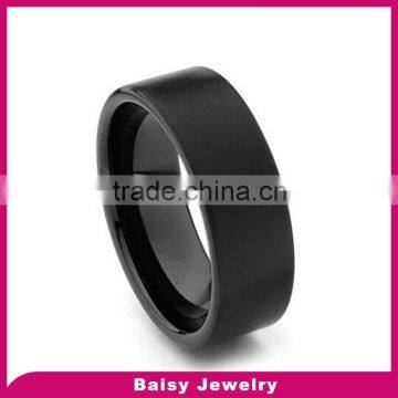 Wholesale Fashion Jewelry 8mm Flat Men's Tungsten Ring Blank