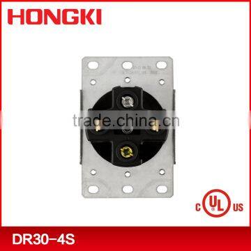 UL CUL NEMA 14-30R Dryer receptacle, dryer outlet, dryer socket
