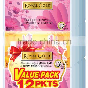 Royal Gold Soft Pack Tissue