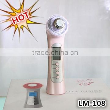 high quality low price 5 in 1 ultrasonic facial massager beauty product