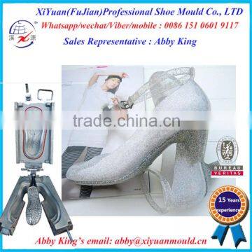 Classic Pvc Jelly Lady Shoe Moulds, Shoes Moulds Making Pvc Jelly Shoes Sandals, PVC Crystal Shoes Moulds