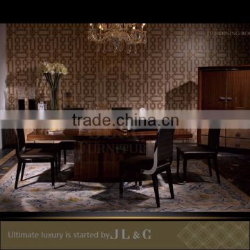 JT08 Antique Trestle Table in Dining Room from JL&C Luxury Home Furniture New Designs 2016 (China Supplier)