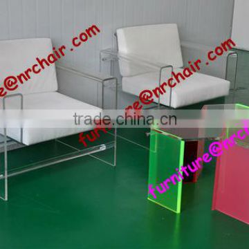 Shanghai event rental classical environmerntal-freiendly acrylic lounge sofa for sale